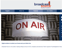 Tablet Screenshot of broadcast1source.com